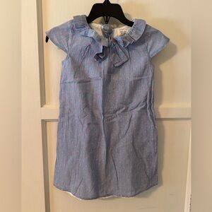 Carter's Light Blue Dress with Pink Polka Dots